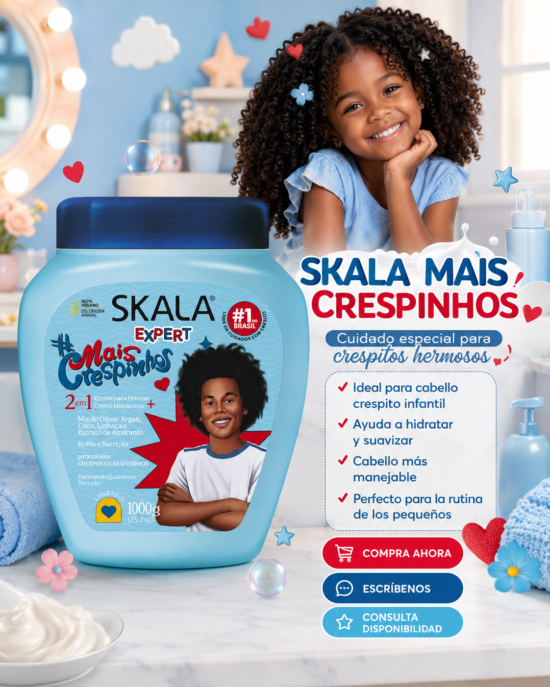 Skala Expert Mais Crespinhos 1kg