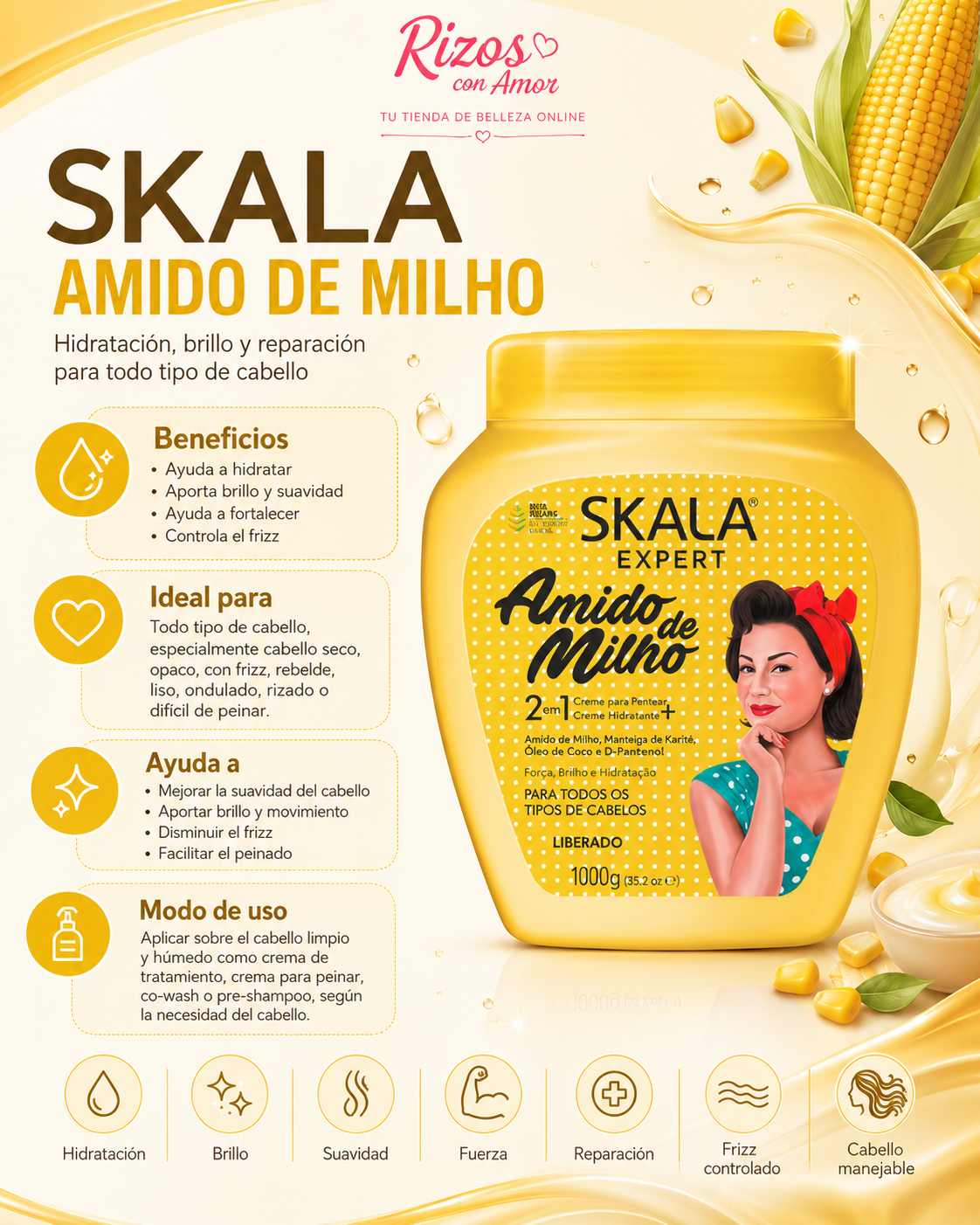Skala Expert Amido de Milho 1kg